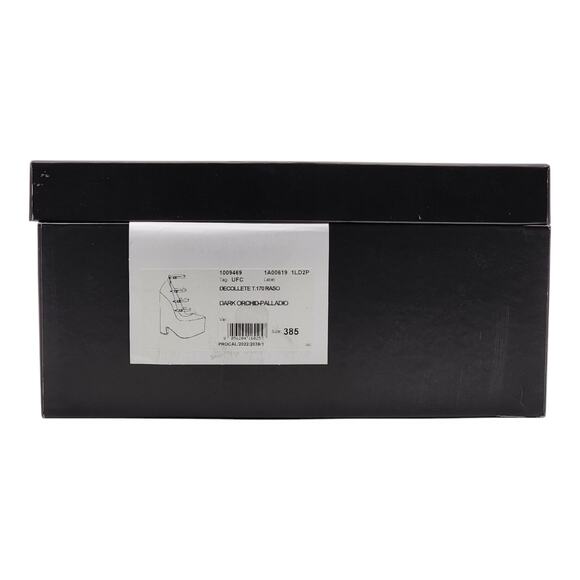 Versace Tempest Strappy Platform Pumps - Satin - Purple 38.5 8US $1445 - Picture 9 of 9